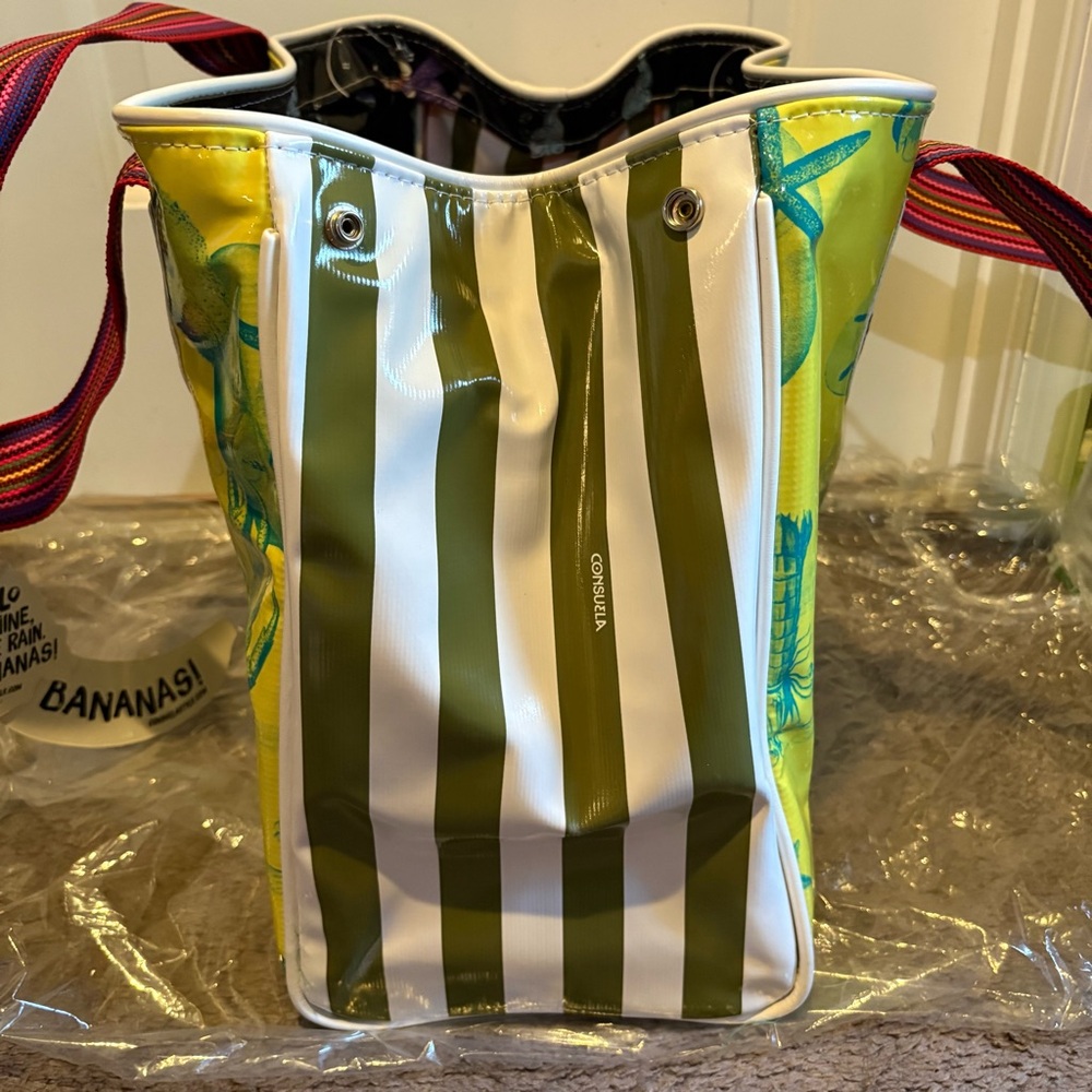 NWT Consuela Seashells Large Grande Tote - Picture 3 of 8